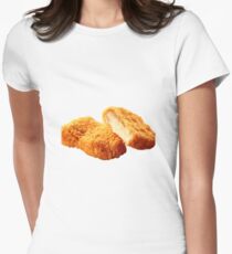 Chicken nugget Women's Fitted T-Shirt