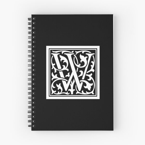 Item preview, Morrisesque - decorative initial letter W designed and sold by NEEDL-Designs.