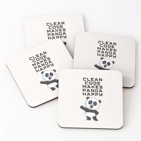 Item preview, Clean code makes PANDA happy designed and sold by OndrejsDesign.