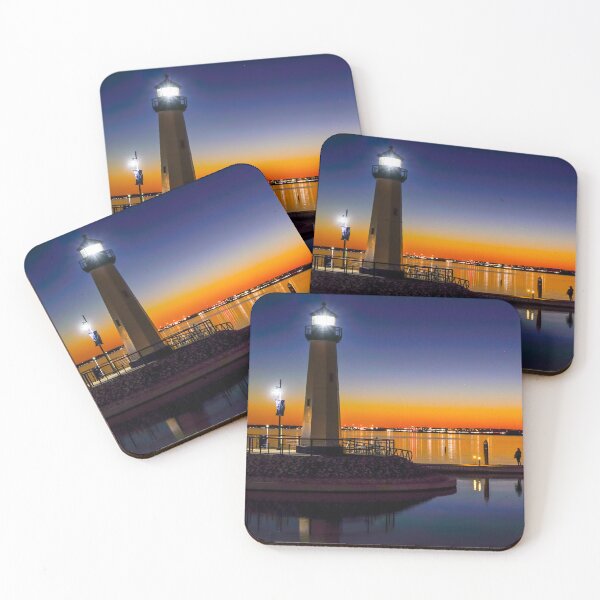 Item preview, Twilight At Rockwall Harbor Lighthouse designed and sold by mljdwhite.