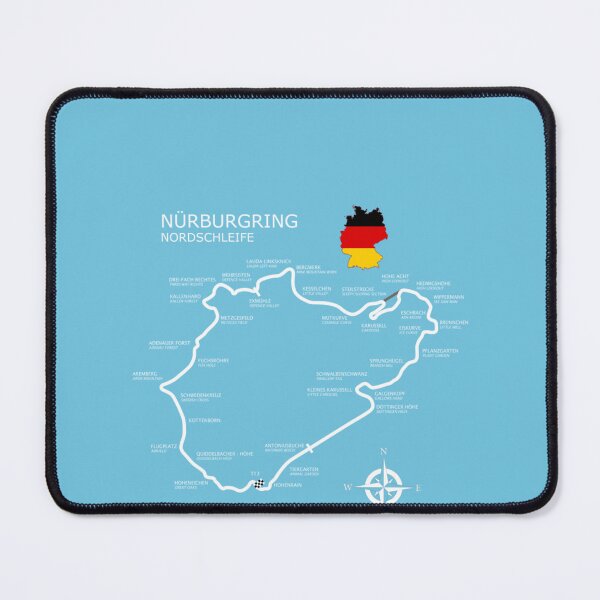 Item preview, The Nurburgring - Nordschleife Classic T-Shirt designed and sold by HelenaViebahn.
