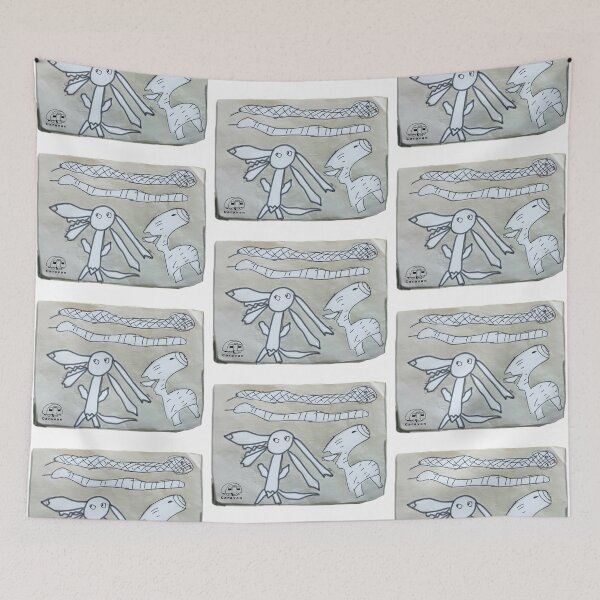 Item preview, 73. Wall art: dogs and snakes designed and sold by CaravanArt.