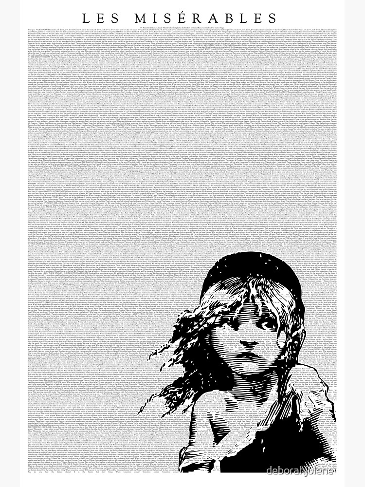 Les Miserables Musical Full Script Lyrics Sticker