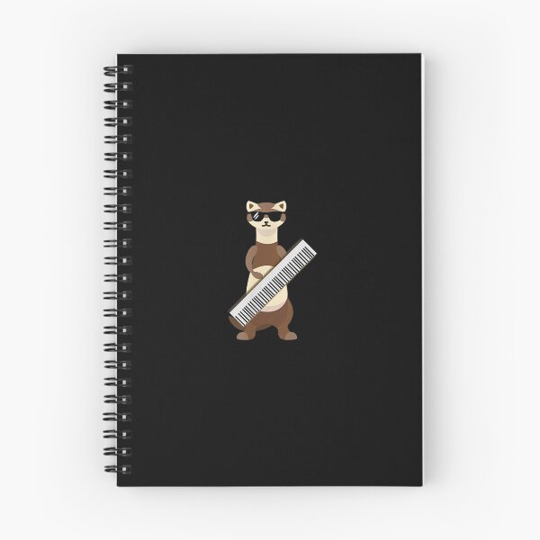 Item preview, Funny Ferret Wearing Sunglasses Playing Keytar Keyboard  designed and sold by amyadt77.