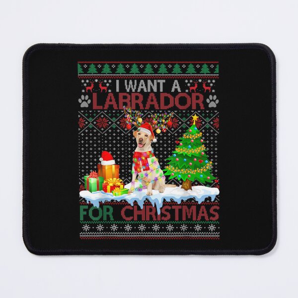 Item preview, I Want A Labrador For Christmas Funny Dog Xmas Ugly Sweater  designed and sold by amyadt77.