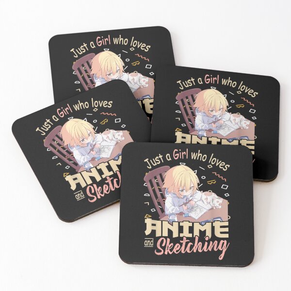 Item preview, Just A Girl Who Loves Anime And Sketching  designed and sold by amyadt77.