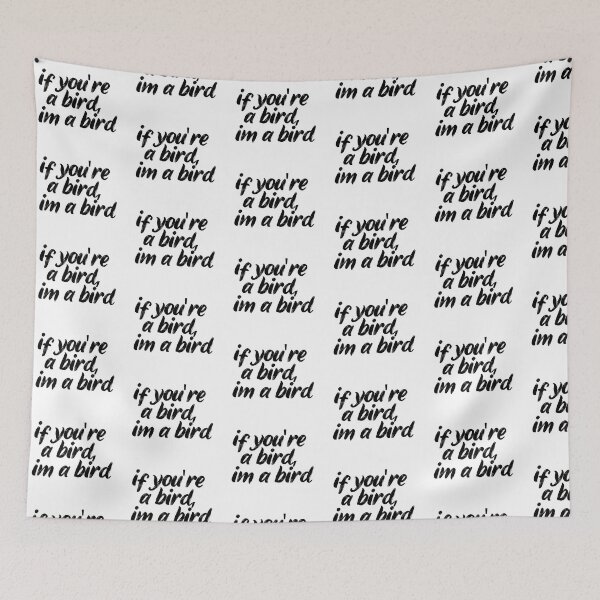 Item preview, if you're a bird i'm a bird. Life, Love, Quotes, Typography. designed and sold by Maricrism.