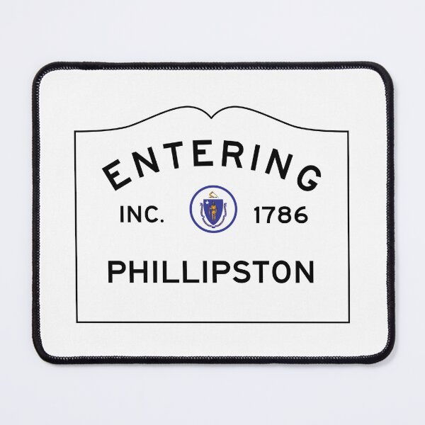 Item preview, Entering Phillipston Massachusetts - Commonwealth of Massachusetts Road Sign  designed and sold by NewNomads.