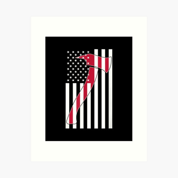 American Flag Thin Red line Firefighter Cross Jesus Decal Sticker –  Firehouse Graphics