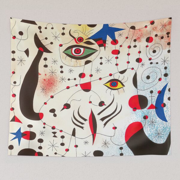 Item preview, Ciphers and Constellations, in Love with a Woman by Joan Miró designed and sold by AestheticsXarts.