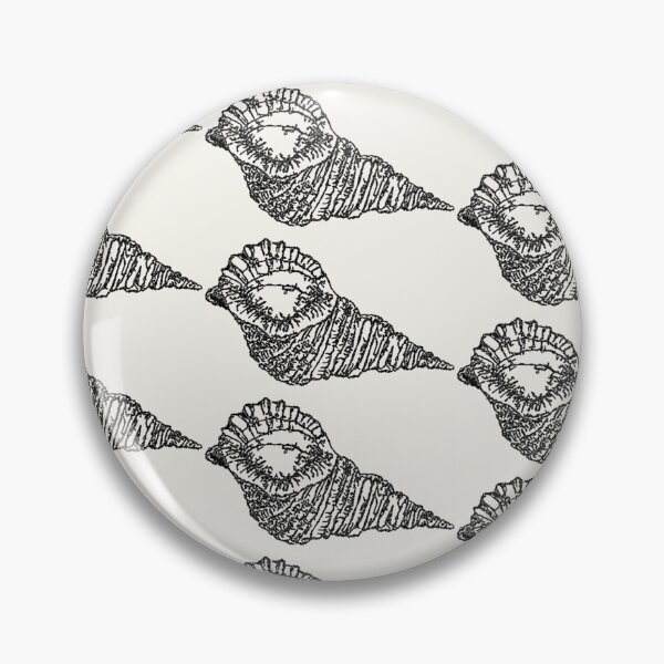 Item preview, Machine Embroidery, Beautiful Monochrome Embroidered Shell, 5, Stitch crafting, unique embroidered art designed and sold by RudolphBarnard.