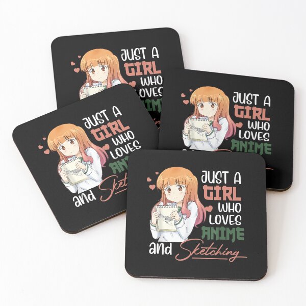 Item preview, Just A Girl Who Loves Anime And Sketching  designed and sold by amyadt77.