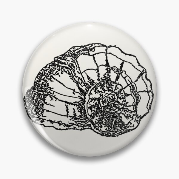 Item preview, Machine Embroidery, Beautiful Monochrome Embroidered Shell, 7, Stitch crafting, unique embroidered art designed and sold by RudolphBarnard.
