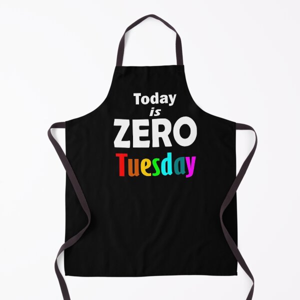 Artikelvorschau, Heute ist Zero Tuesday | Weißer Text entworfen und verkauft von SpringPetals.