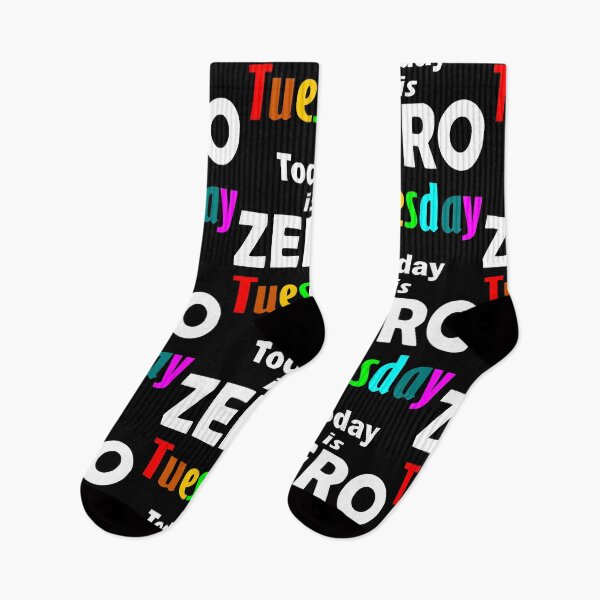 Item preview, Today is Zero Tuesday | White text designed and sold by SpringPetals.