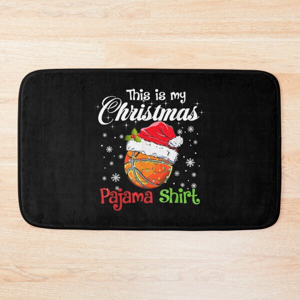 Item preview, This Is My Christmas Pajama Basketball 1 Santa Hat  designed and sold by amyadt77.