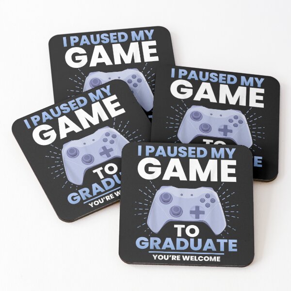 Item preview, I Paused My Game To Graduate Funny Video Player Graduating  designed and sold by amyadt77.