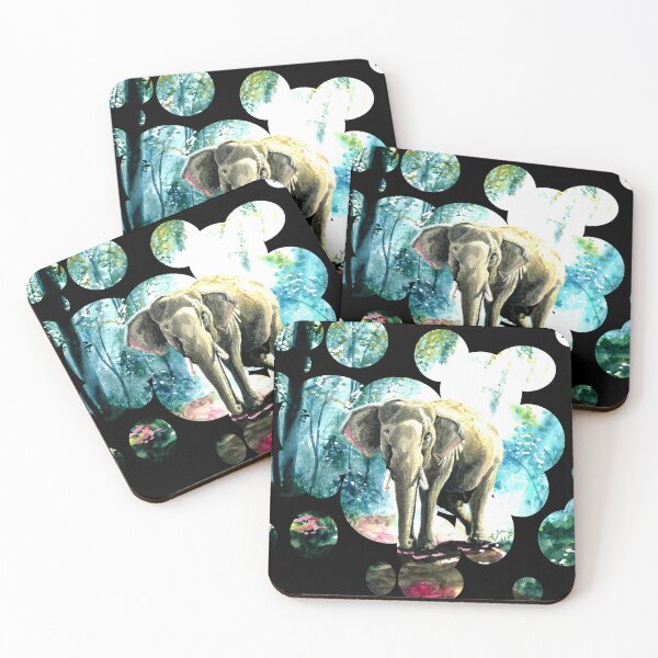 Item preview, Elephant in the forest bubbles designed and sold by CharisCreations.