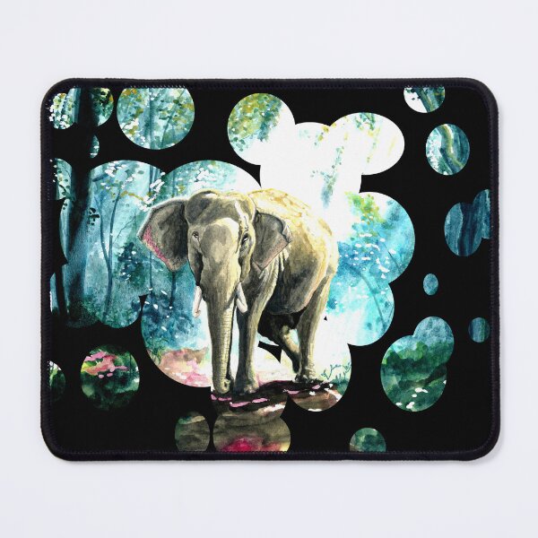 Item preview, Elephant in the forest bubbles designed and sold by CharisCreations.