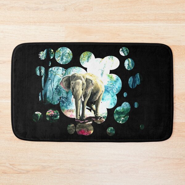 Item preview, Elephant in the forest bubbles designed and sold by CharisCreations.