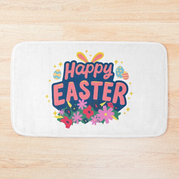 Item preview, Colorful Happy Easter Celebration Greetings Typography designed and sold by Cawaiico.