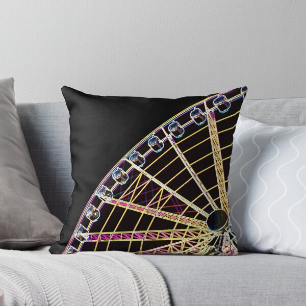 Item preview, Neon pop art of a ferris wheel designed and sold by Your Happy Life.