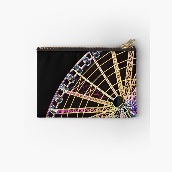 Item preview, Neon pop art of a ferris wheel designed and sold by Your Happy Life.