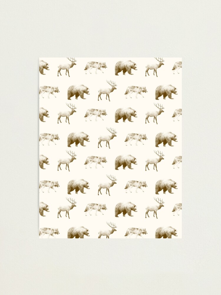 Alternate view of Wild Pattern // Brown Photographic Print