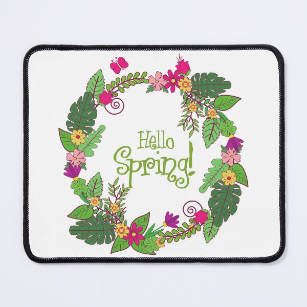 Item preview, hello spring with flower crown designed and sold by JAG2B.