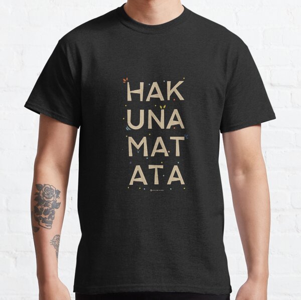 T shirt hakuna matata homme hot sale