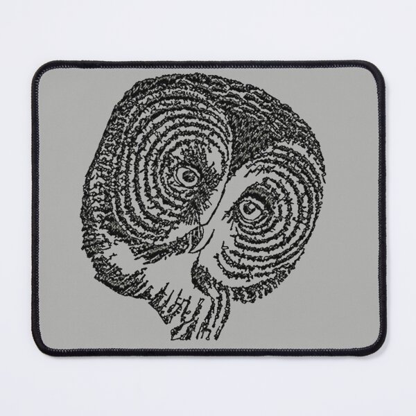 Item preview, Machine embroidery, Beautifully Embroidered Monochrome Owl, Stitch crafting, unique embroidered art designed and sold by RudolphBarnard.