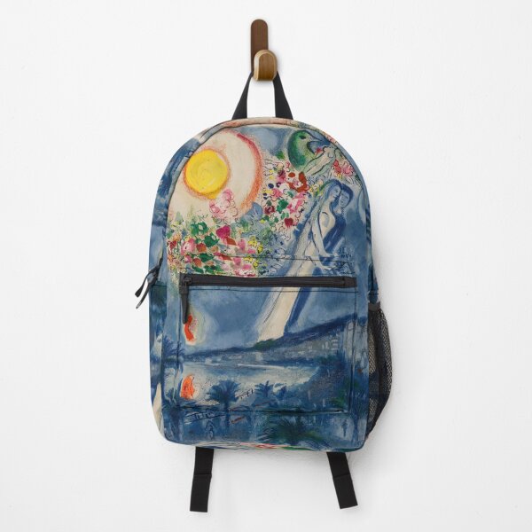 Vista previa del artículo con la obra «Amantes en el cielo de Niza de Marc Chagall», diseñado y vendido por AestheticsXarts.