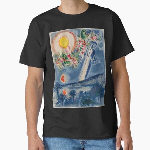 Item preview, Lovers in the Sky of Nice by Marc Chagall designed and sold by AestheticsXarts.