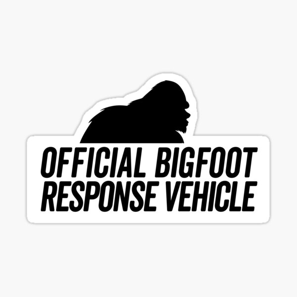 Official Bigfoot Stickers for Sale | Redbubble