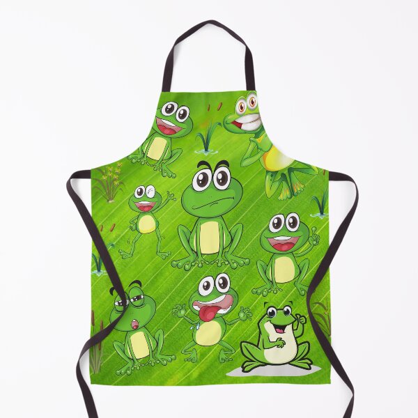 Item preview, Big Eyed Happy Frogs with cat tails designed and sold by tomorrowsart.