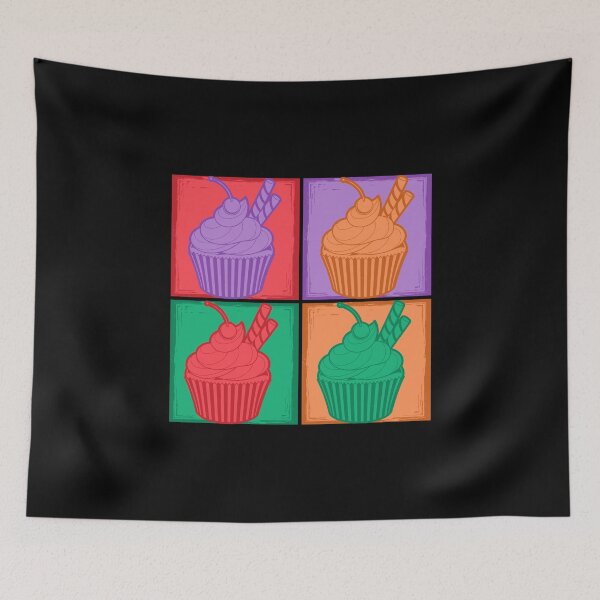 Item preview, Baking Foodie Sweets Pop Art Cupcake designed and sold by bestshirtdesign.