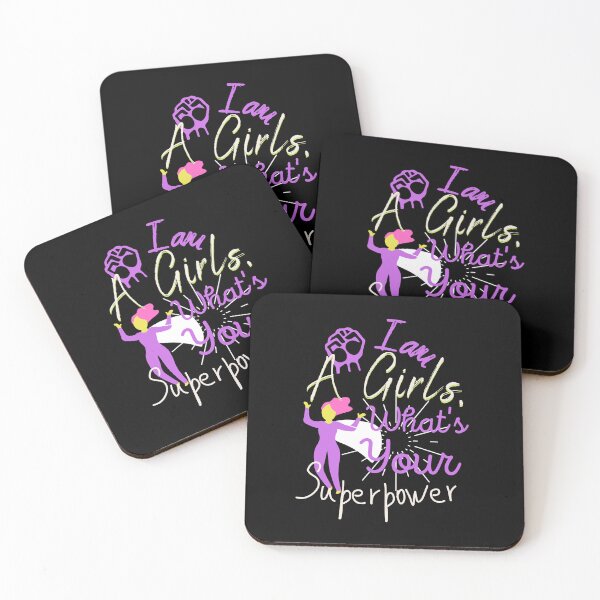Item preview, cute I'm A Girl Whats Your Super Power design designed and sold by myt-shirt.