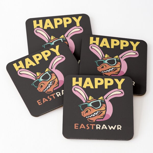 Item preview, Funny Happy Easter T-Rex Dino Bunny Rabbit Eggs Hunter designed and sold by TomGiantDesigns.