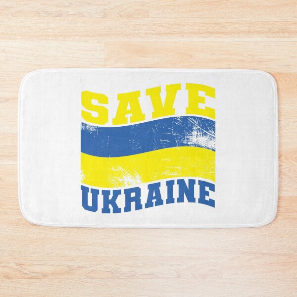 Item preview, Save Ukraine Distressed Flag designed and sold by SpringPetals.