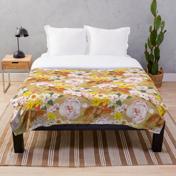 Item preview, Flor Medley 2 Amarillo designed and sold by Sanna Kuusimurto.