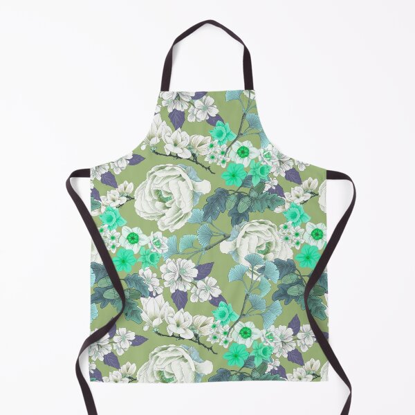 Item preview, Flower Medley 2 Turquoise designed and sold by Sanna Kuusimurto.