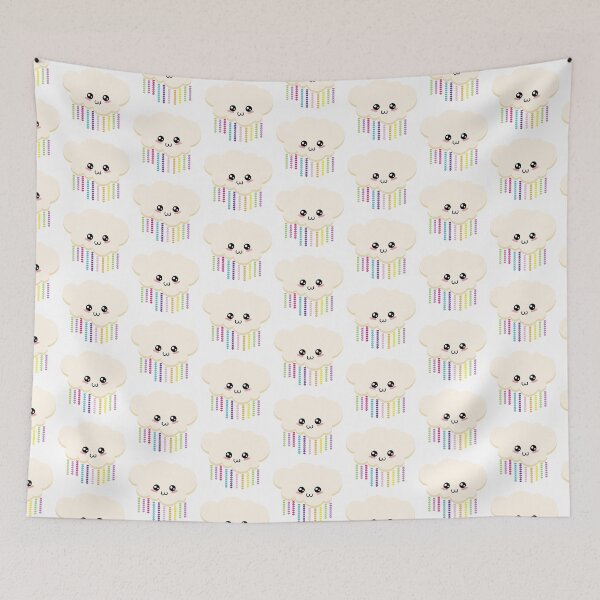 Item preview, Shy Kawaii Cloud with Hearts designed and sold by Adidit.