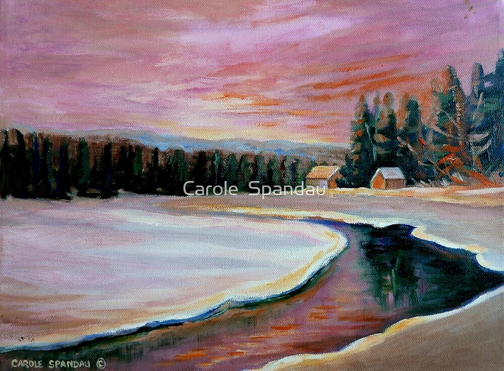 "CABIN RETREAT CANADIAN ART CANADIAN PAINTINGS BEST