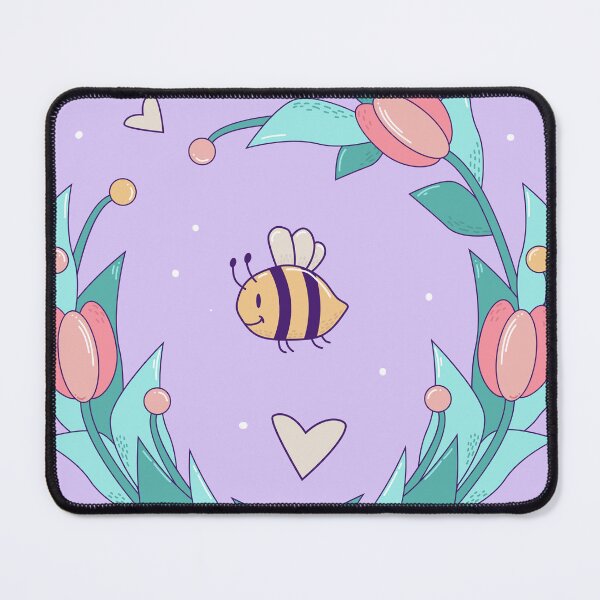 Item preview, bee in crown of flowers designed and sold by JAG2B.