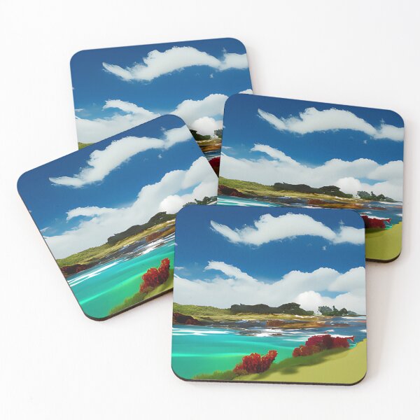 Item preview, Coastal Island Art designed and sold by SoloSphere.