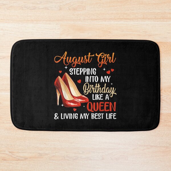 Item preview, Womens August Girl Stepping Into My Birthday Like A Queen  designed and sold by amyadt77.
