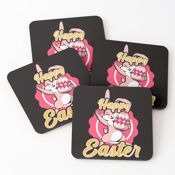 Item preview, Happy Easter Eggs Hunter Spring Bunny Rabbit Egg Hunting designed and sold by TomGiantDesigns.