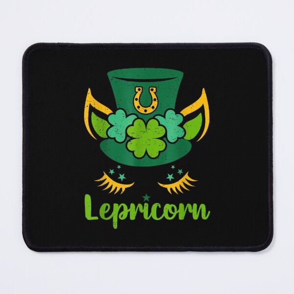 Item preview, St Patricks Day Girls Cute Unicorn Face Leprechaun Lepricorn designed and sold by aprilsav.