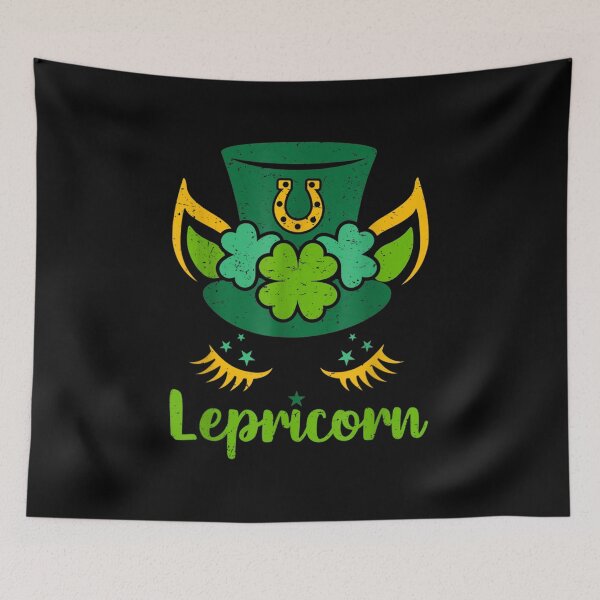 Item preview, St Patricks Day Girls Cute Unicorn Face Leprechaun Lepricorn  designed and sold by aprilsav.
