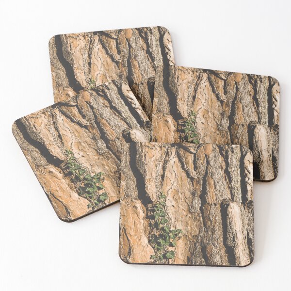Item preview, Brown tree bark with ivy designed and sold by StohlerPhotos.
